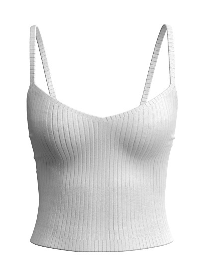 Short Tank - White