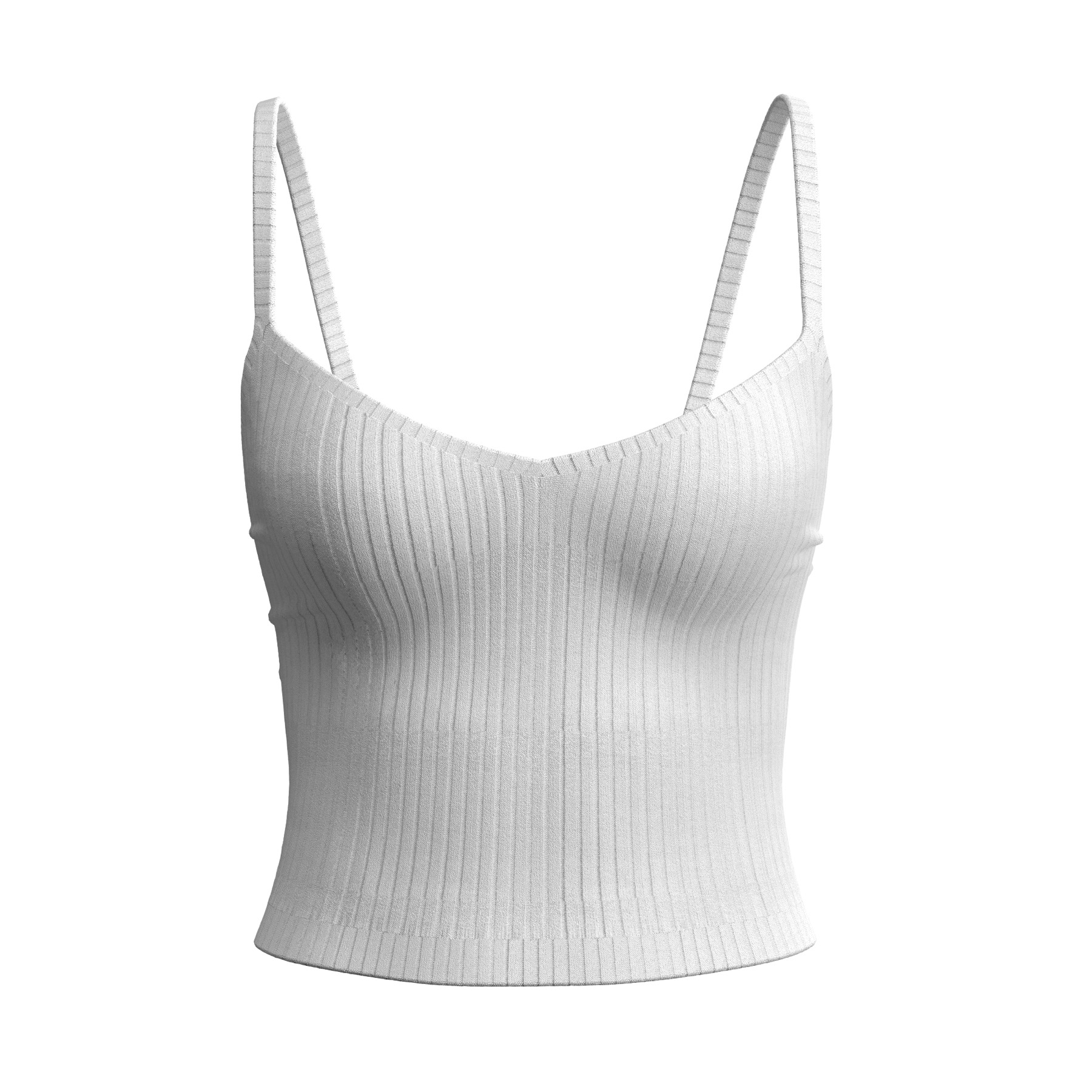Short Tank - White