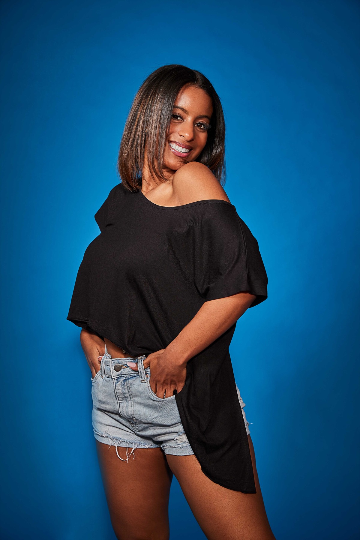 Open-Back Top - Black