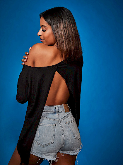 Open-Back Top - Black