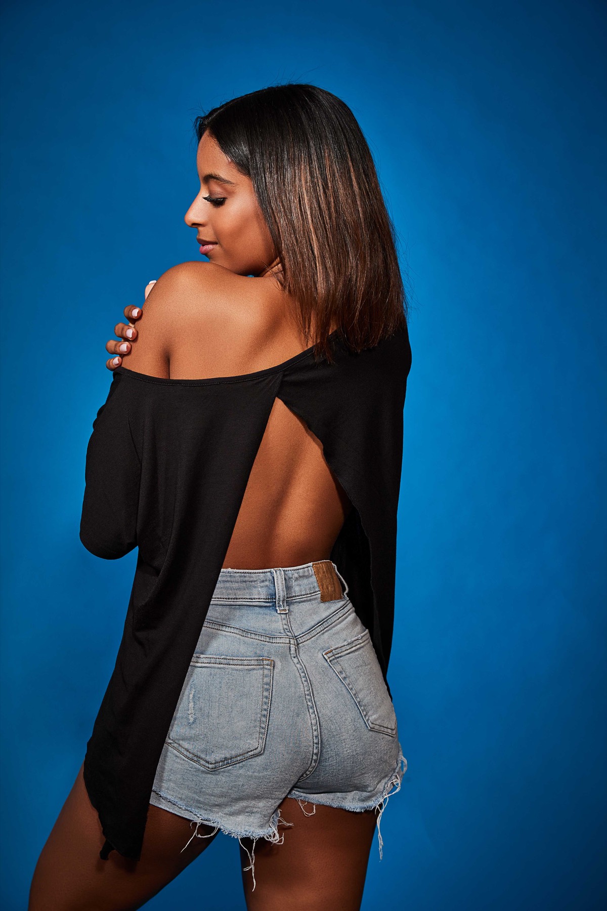 Open-Back Top - Black