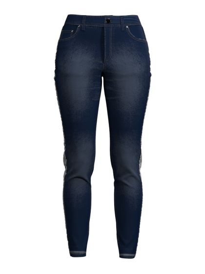Stripe Jeans - Dark Denim