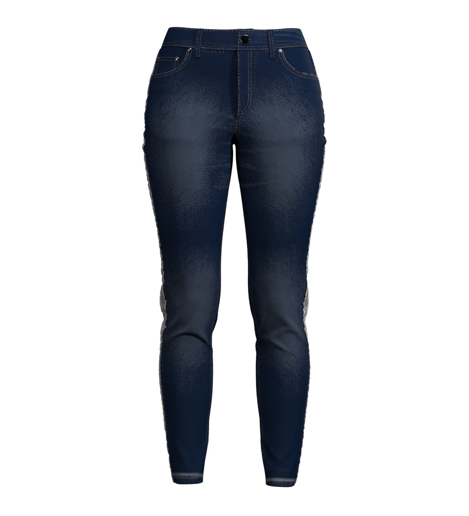 Stripe Jeans - Dark Denim