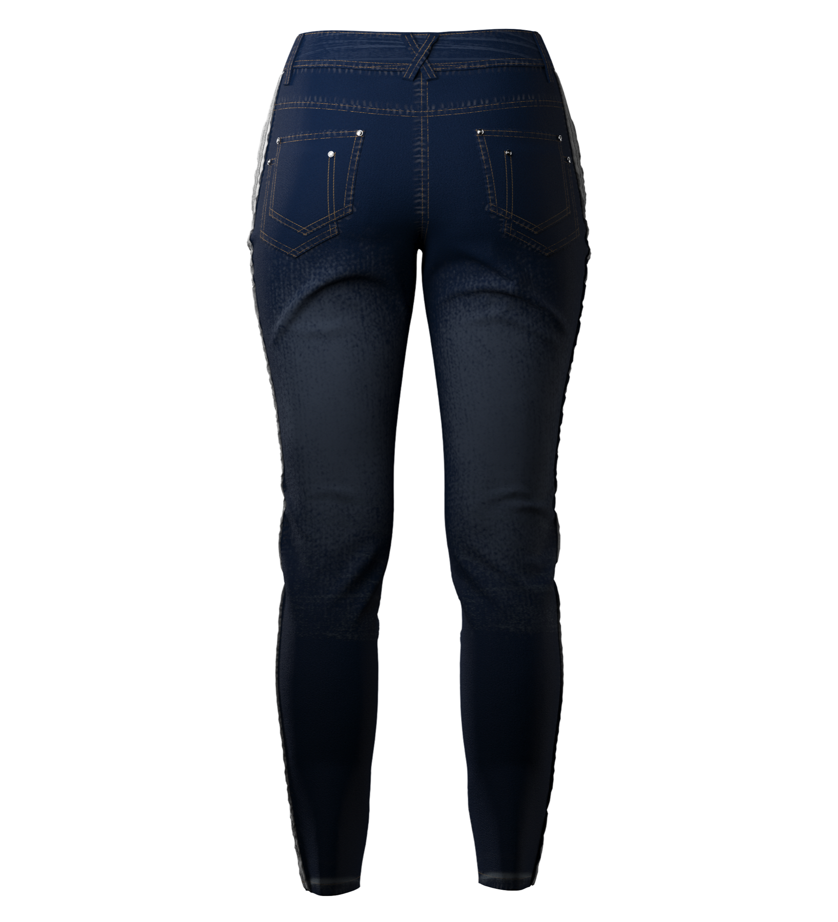 Stripe Jeans - Dark Denim