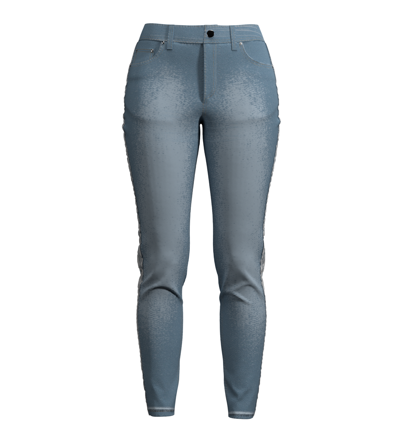 Stripe Jeans - Light-Blue Stripe