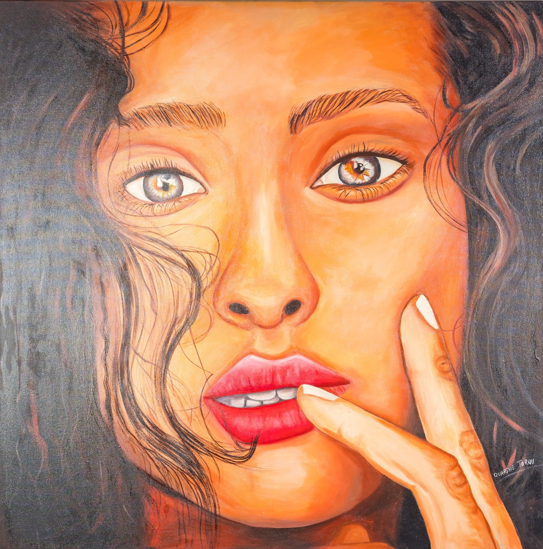 Lost in Her Eyes - Original Artwork