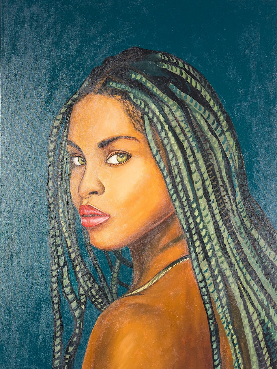 Lady in Dreadlocks - Original Artwork