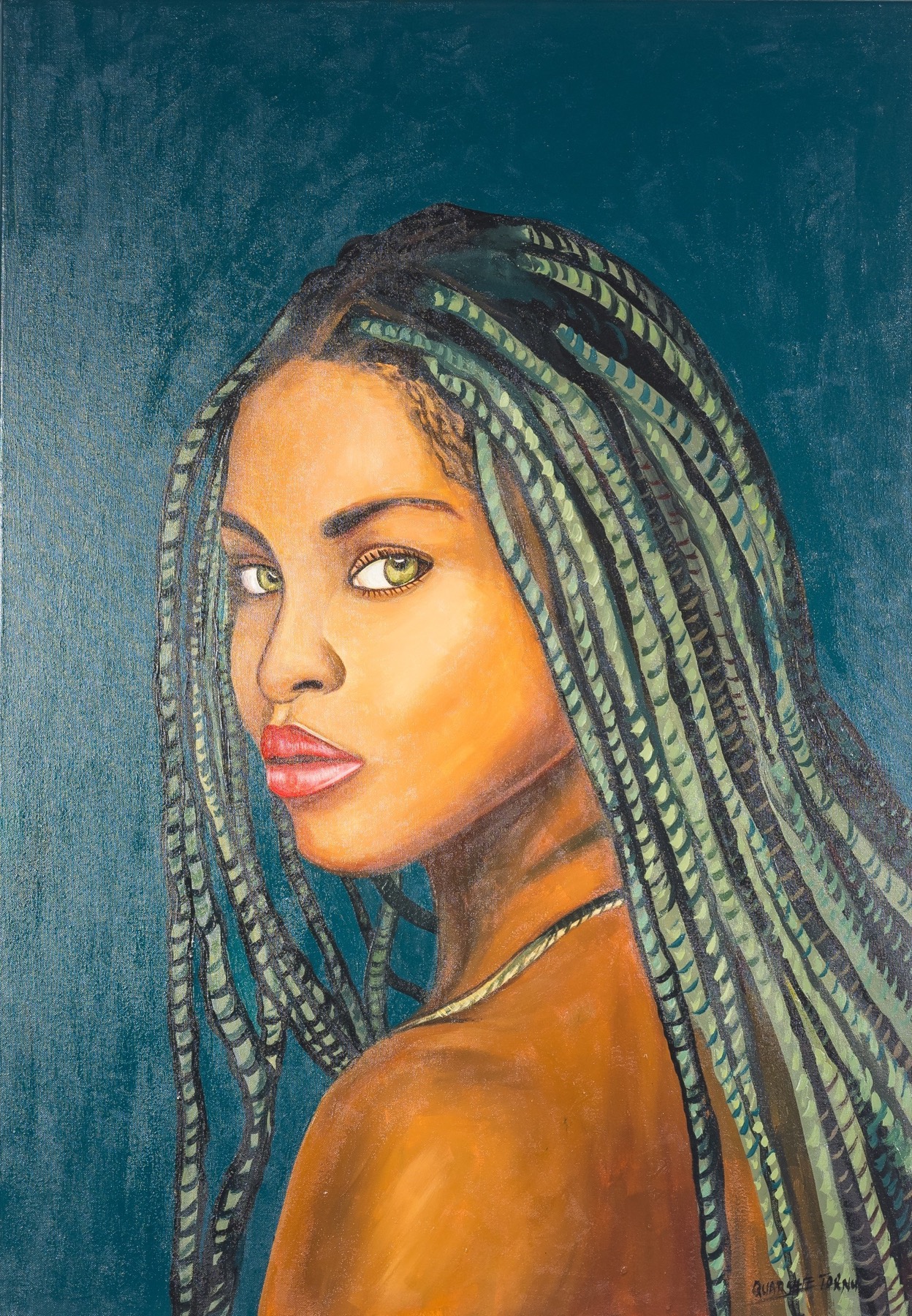 Lady in Dreadlocks - Original Artwork