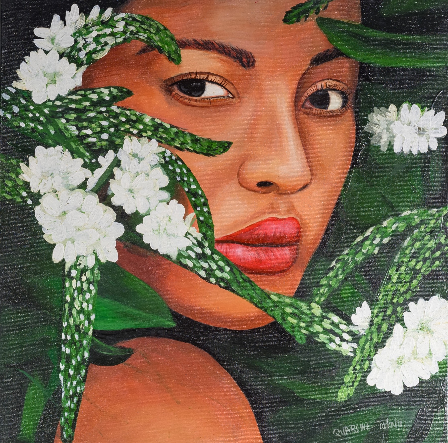 Flower Lady - Original Artwork